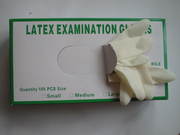 Safe-Touch Latex Exam Gloves, Lightly Powdered, Case of 10/100s.......
