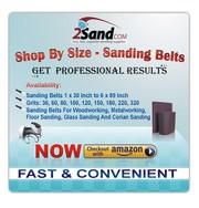 Sanding Belts for Wood,  Metal,  Floor,  Glass and Corian Sanding