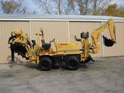 2002 Vermeer RT850 TerraFire Quad Machine,  Backhoe,  Trencher,  Plow