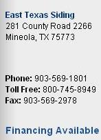 Increase energy efficiency of your home with outstanding Vinyl Siding at Easttxsiding.com