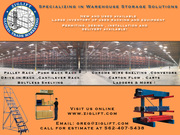 Used heavy duty pallet racking