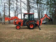 2006 Kubota B3030 4WD TLB Cab Blade Rake Bush Hog