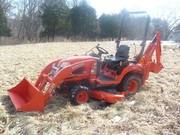 2011 Kubota BX25D 4X4 TLB,  60 Mower deck