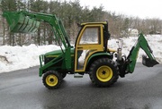 2004 John Deere 4310 4x4 Loader Backhoe Cab