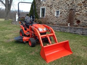 =$4, 275=2013 Kubota BX2370 4x4 Tractor,  Mower,  Loader