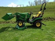 2012 John Deere 1026R 4X4 Loader,  Mowing Deck