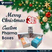 30% Discount on Custom Pharma Boxes As Christmas Offer