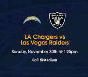 LA Chargers vs Las Vegas Raiders Tickets